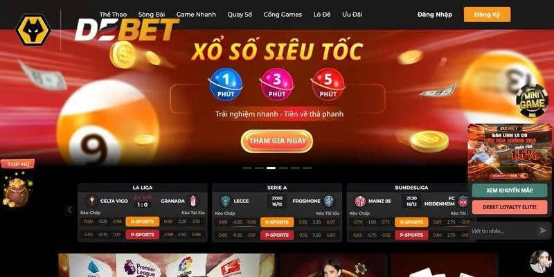 Vài nét về thương hiệu giải trí hàng đầu DEBET 